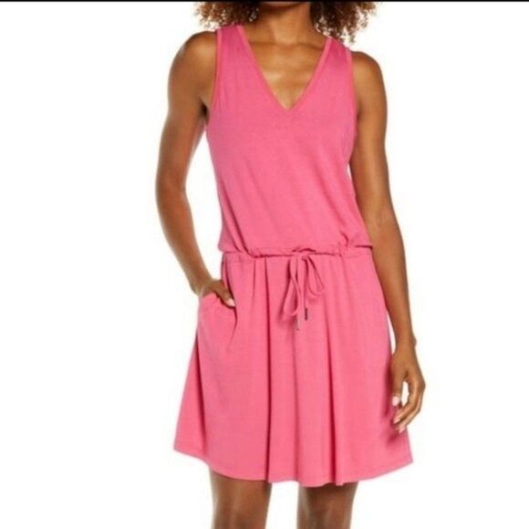 SWEATY BETTY Take It Easy Drop Waist Dress Size Medium - Picture 2 of 9